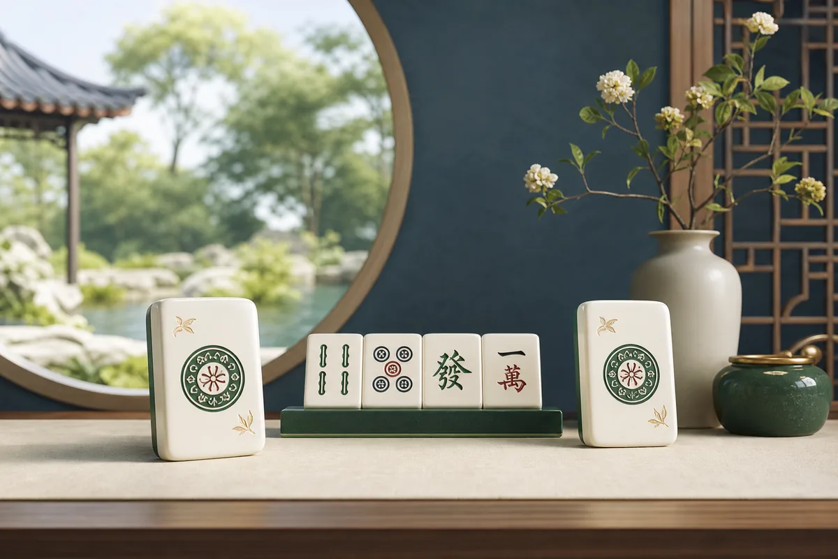 easy mahjong for beginners using a small open tile layout